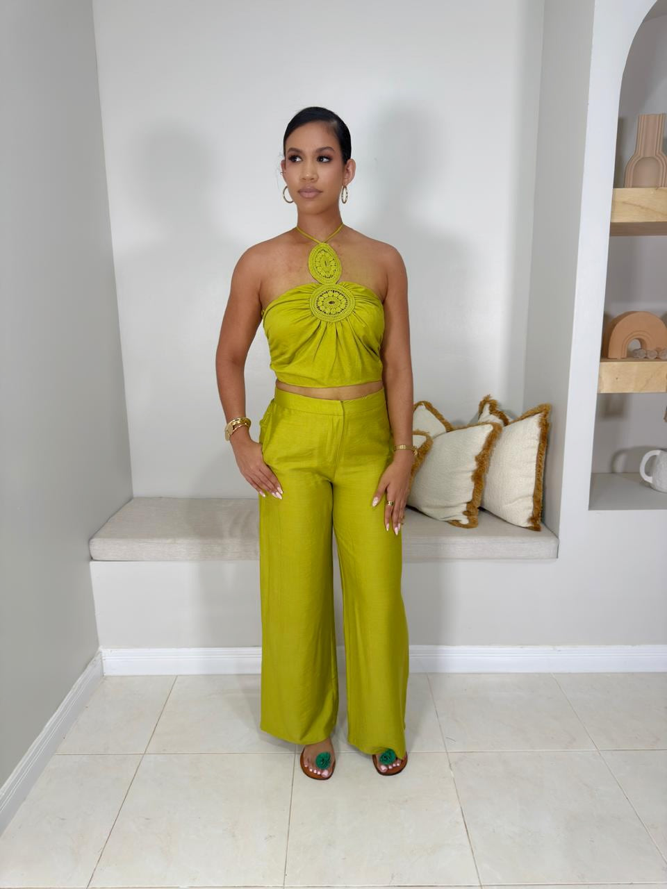 Philly Pants Set/ Green