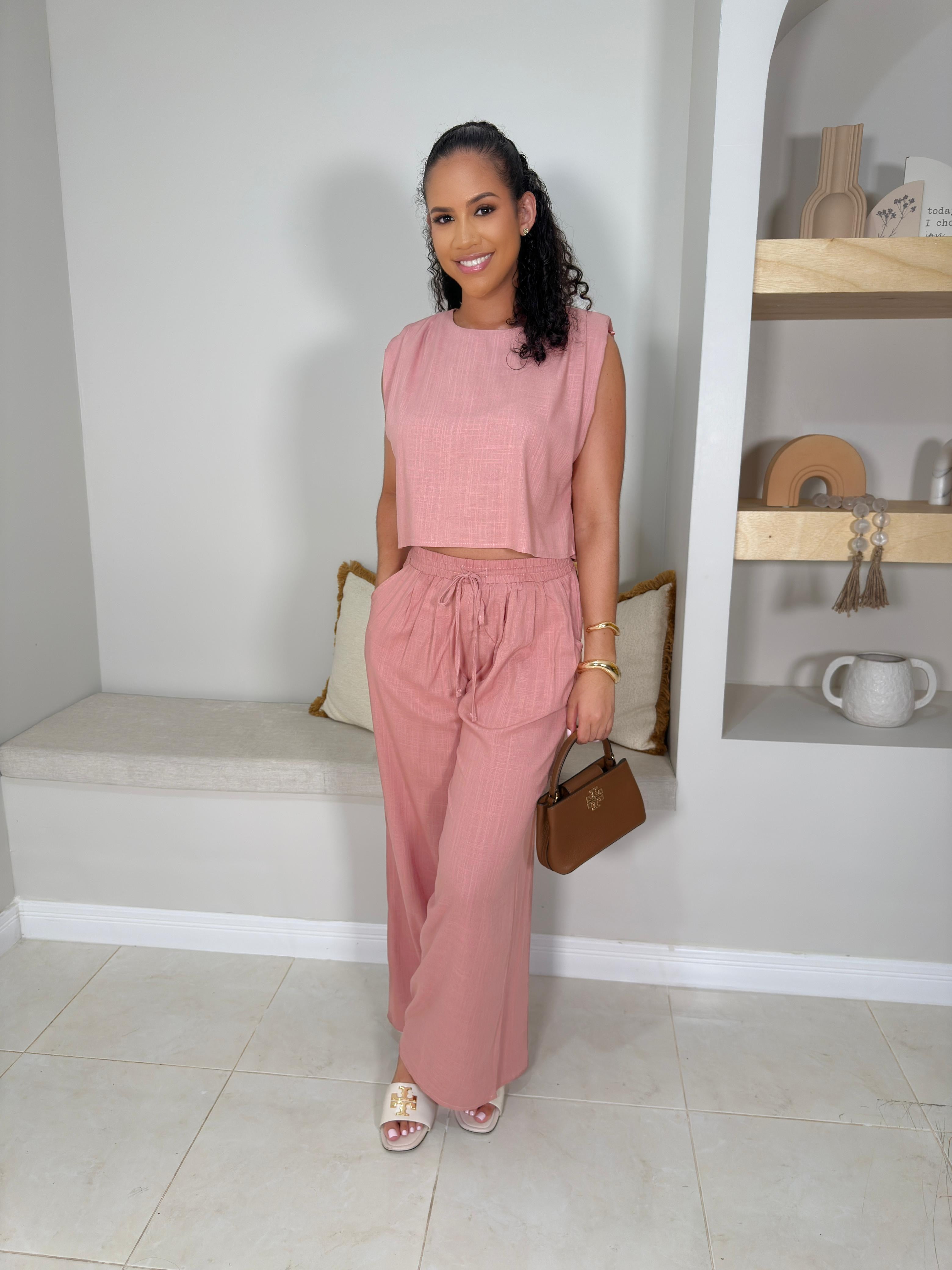 Rose Pants Set