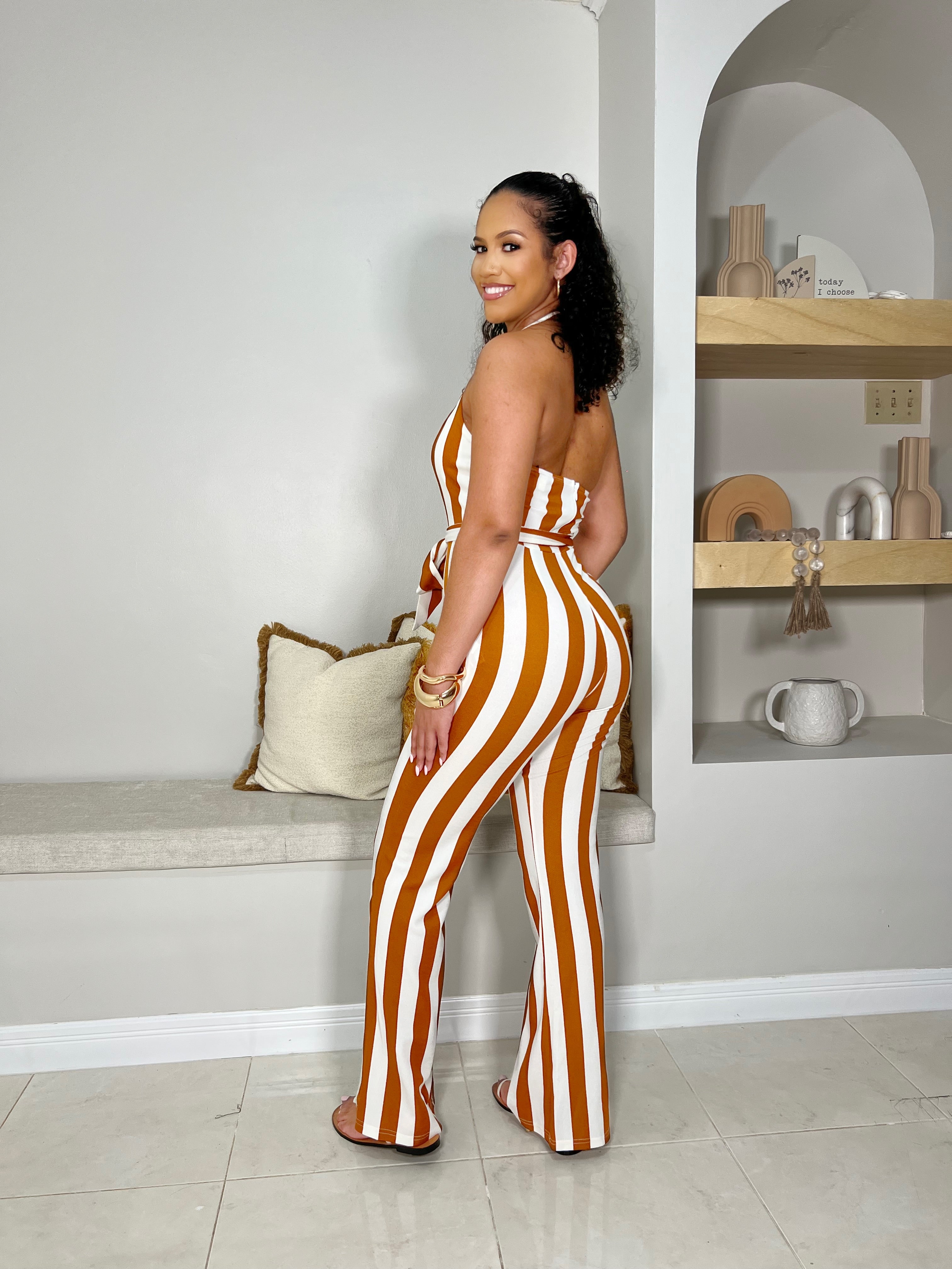 Linear Charm Jumpsuit