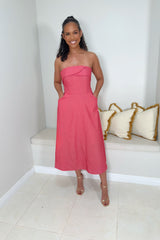 Blush Hour Midi Dress
