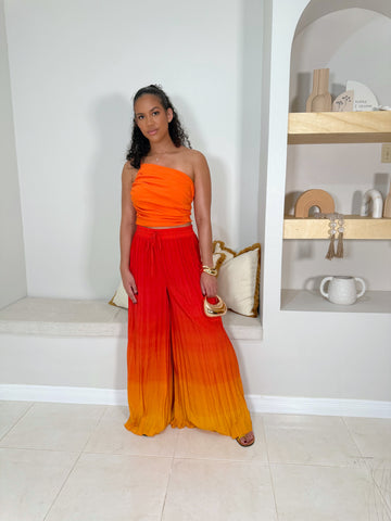 Sunset Soirée Pants Set