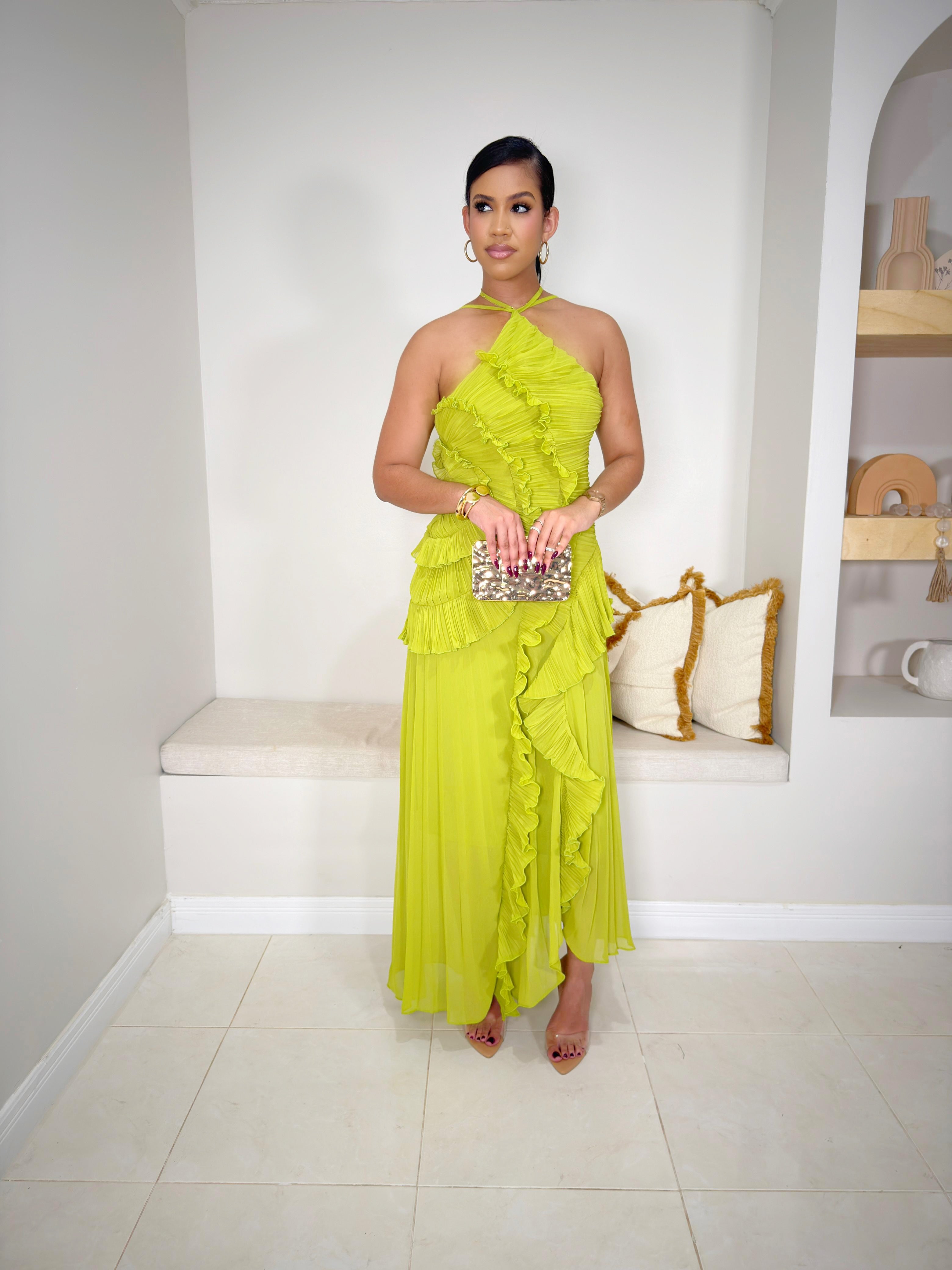 Laurel Ruffle Maxi Dress