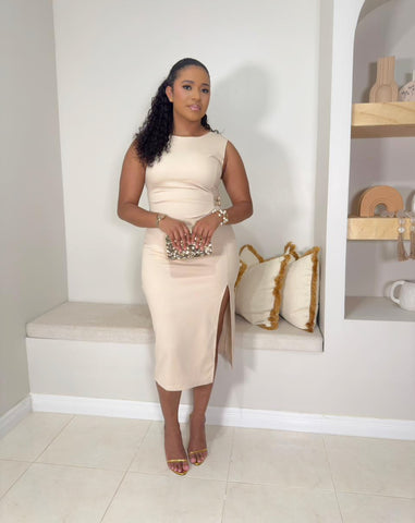 Office Chic Midi Dress