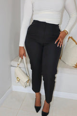 Boardroom Pixie Pants/ Black