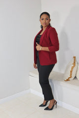 Executive Blazer/ Burgundy