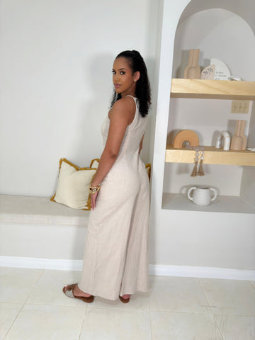 Ivory Edge Jumpsuit