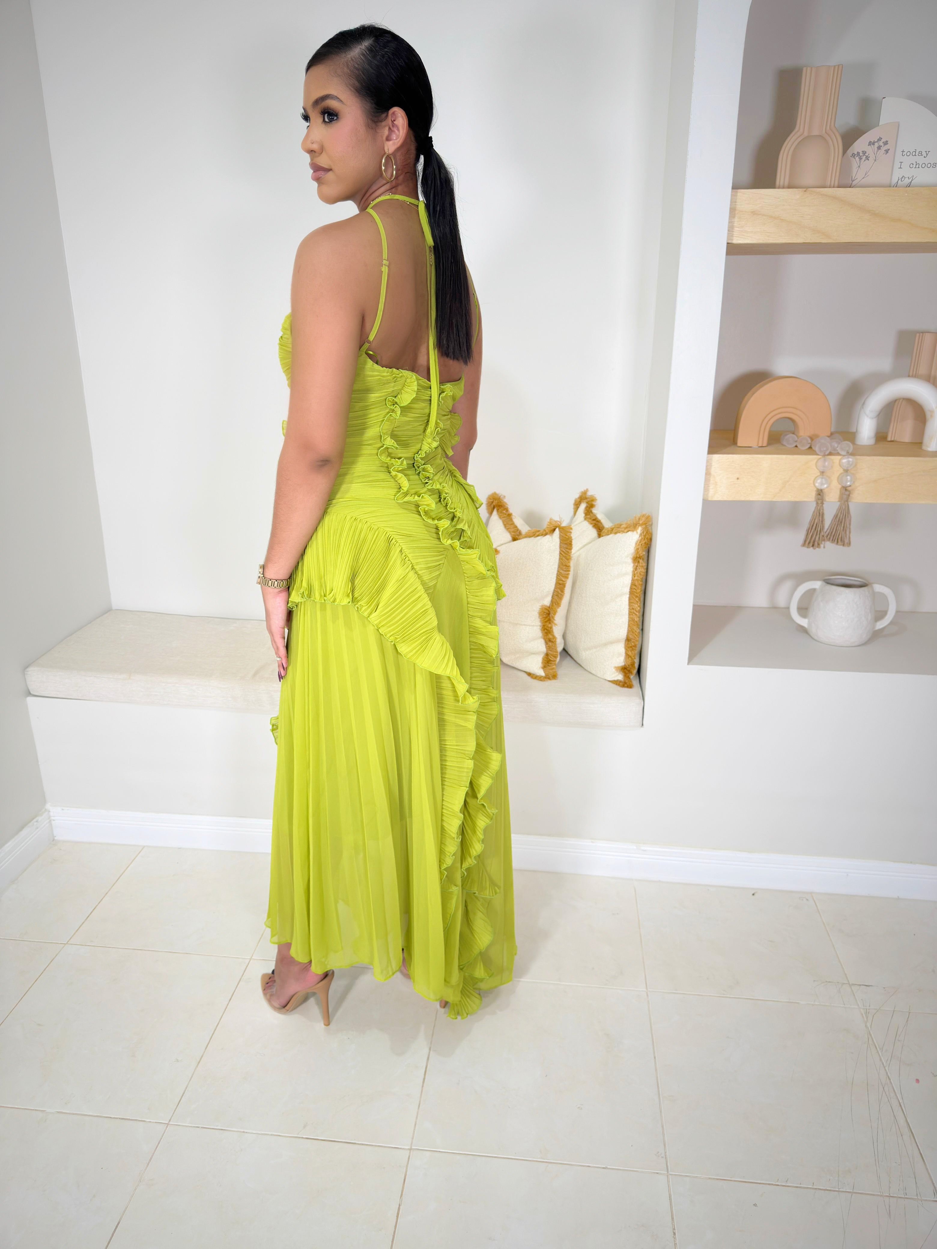 Laurel Ruffle Maxi Dress